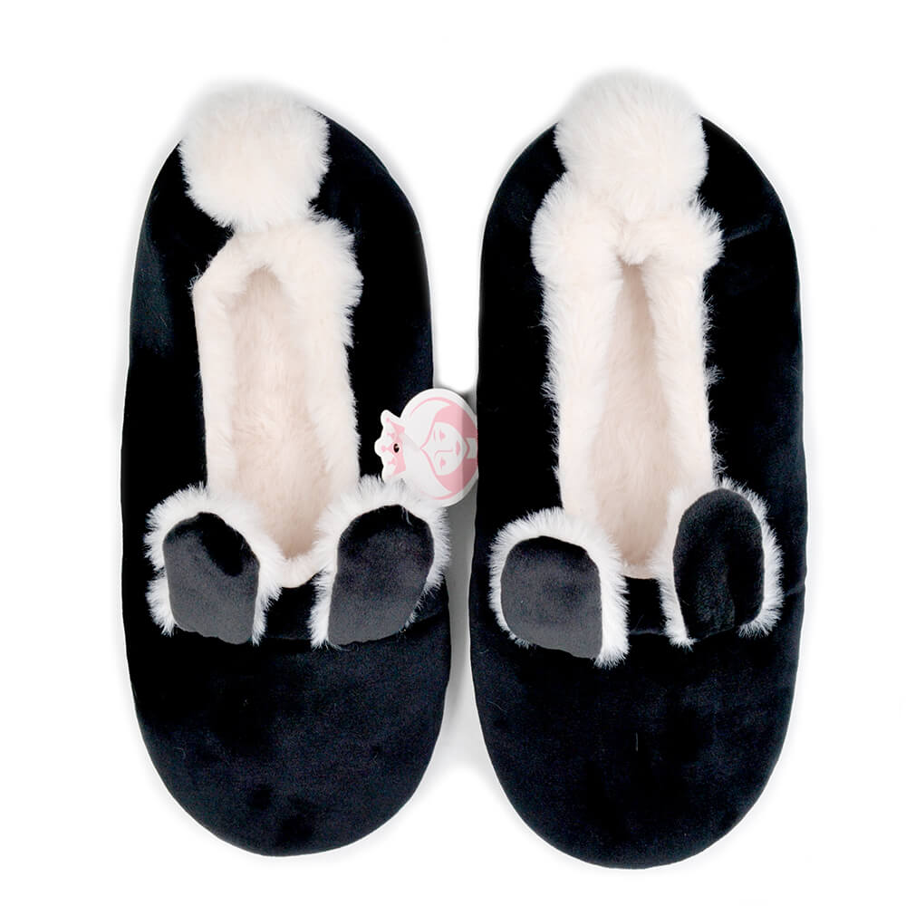 Millffy New Softest and Best Made Memory Foam Women's Ballerina Faux Fur Cuffed Slipper Socks