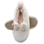 Load image into Gallery viewer, Millffy New Softest and Best Made Memory Foam Women&#39;s Ballerina Faux Fur Cuffed Slipper Socks
