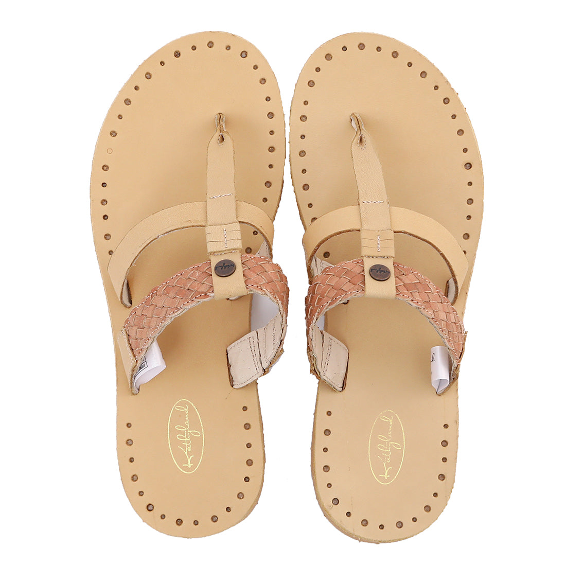 Millffy Womens Sheepskin Sandals naked Thong Slippers leather sandel outdoor sandals