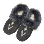 Load image into Gallery viewer, Millffy Native dechic slippers unisex Canadian-Made Moccasins leather slippers
