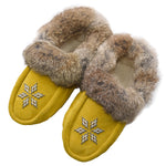 Load image into Gallery viewer, Millffy Native dechic slippers unisex Canadian-Made Moccasins leather slippers
