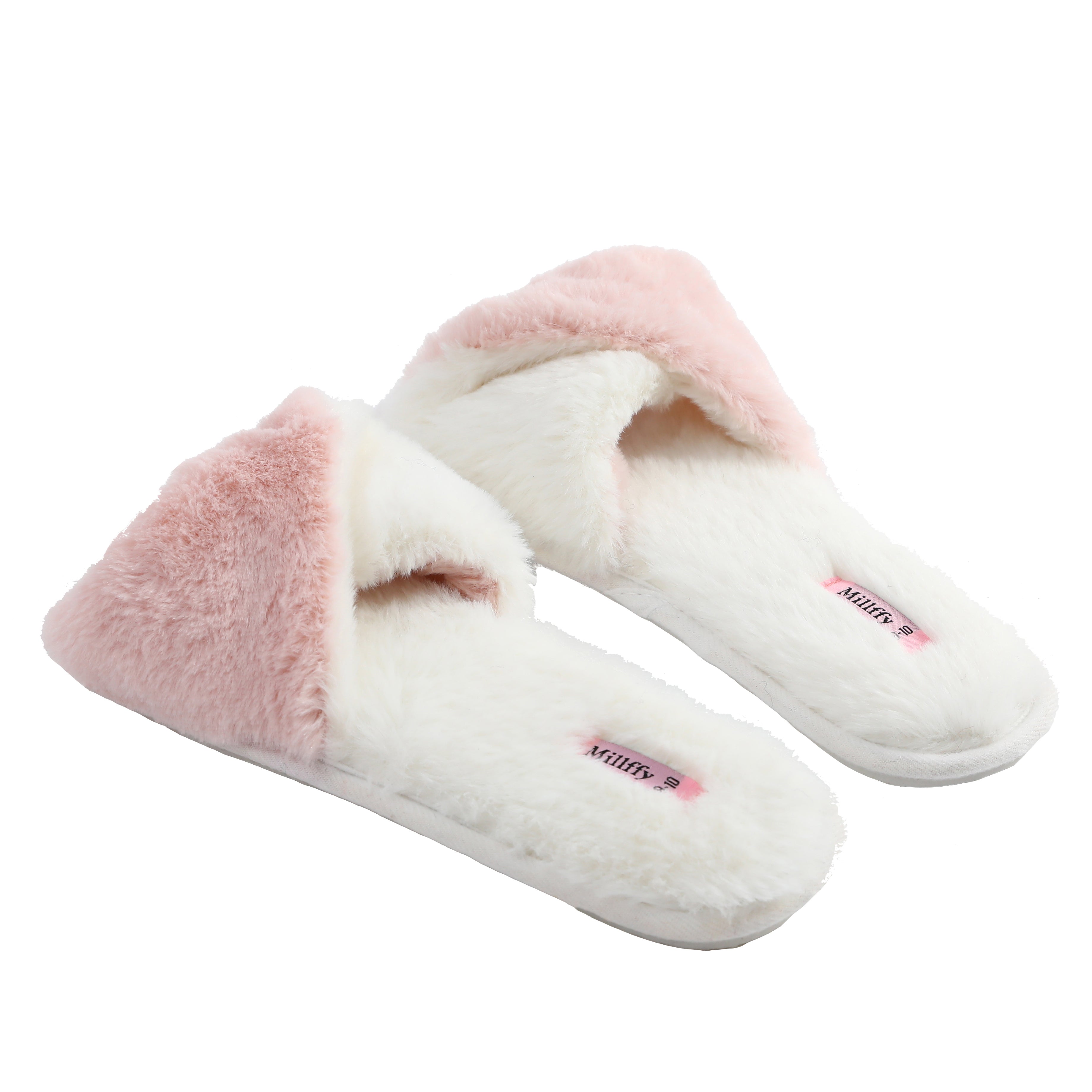 Millffy Cross Band Graceful Women's Slippers cozy comfy Slides