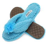 Load image into Gallery viewer, Millffy Plush Cozy Faux Shearling Thong Slide On Sherpa Womens Flip Flops Summer Slippers
