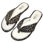 Load image into Gallery viewer, Millffy Cotton Cozy Shearling Thong Slide comfy Women girls Flip Flops Summer Slippers
