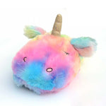 Load image into Gallery viewer, Millffy Stuffed Funny Animal Rainbow cozy comfy Unicorn Plush Slippers for women girls
