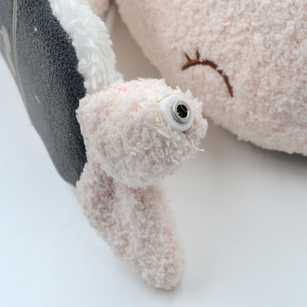 Millffy Adorable narwhal Super Soft Plush Slippers Warm Winter Indoor Bedroom Animal Slipper