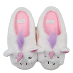 Load image into Gallery viewer, Unicorn Slippers | Indoor Outdoor Sneakers | Cozy Plush Shoes Woman Slippers | Cute Fluffy Girls Slippers
