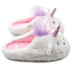 Load image into Gallery viewer, Unicorn Slippers | Indoor Outdoor Sneakers | Cozy Plush Shoes Woman Slippers | Cute Fluffy Girls Slippers
