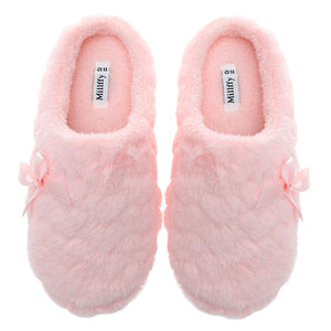 Millffy unisex Indoor Slippers for diabetics Winter Warm Fuzzy bedroom slippers for women hospital slippers
