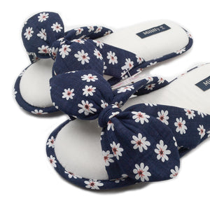 Millffy New Fashional Summer Floral Sweet Cotton Slippers Japanese Flowers Women's Slippers Shoes